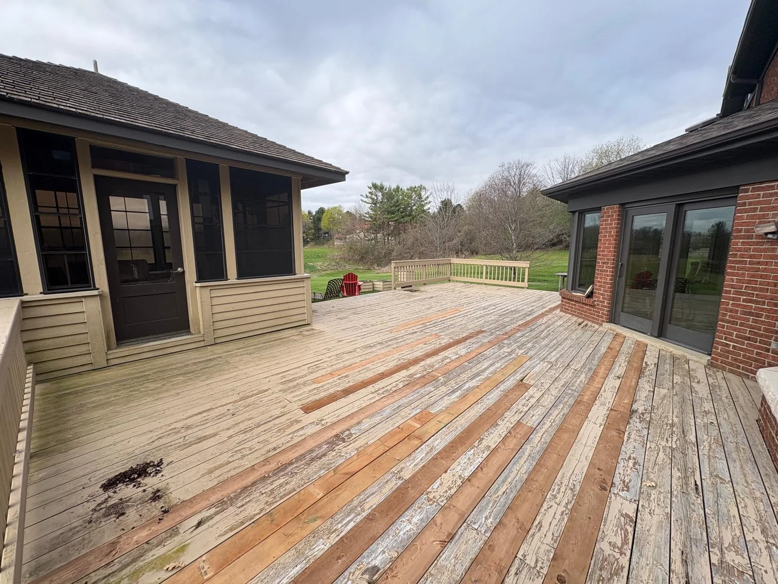 After deck refinishing by Bright Home Care in the GTA